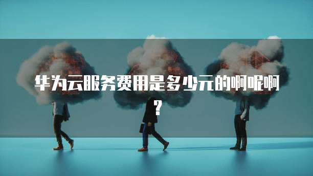 华为云服务费用是多少元的啊呢啊?