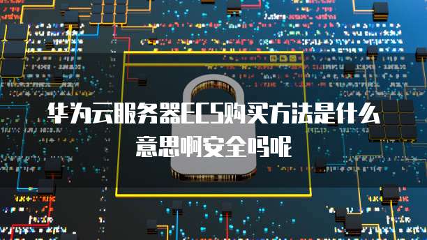 华为云服务器ECS购买方法是什么意思啊安全吗呢