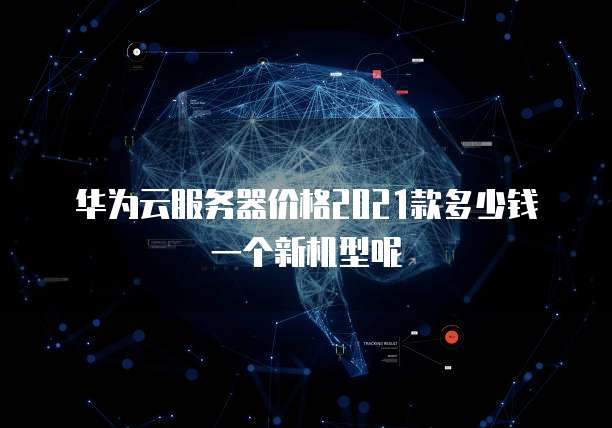 华为云服务器价格2021款多少钱一个新机型呢