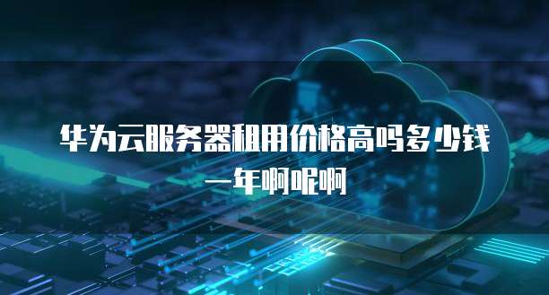 华为云服务器租用价格高吗多少钱一年啊呢啊