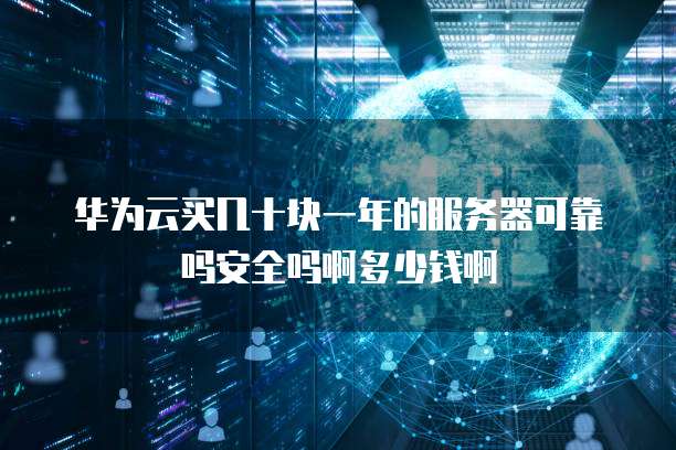华为云买几十块一年的服务器可靠吗安全吗啊多少钱啊