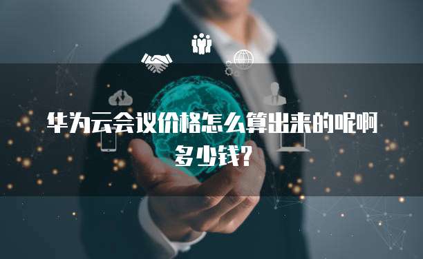 华为云会议价格怎么算出来的呢啊多少钱？