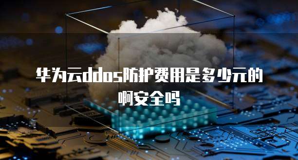 华为云ddos防护费用是多少元的啊安全吗