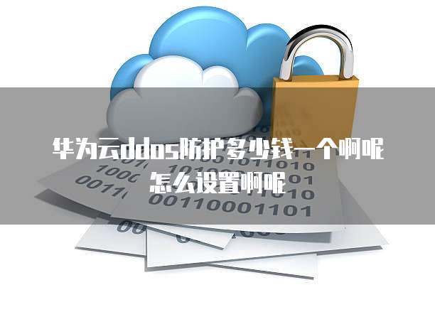 华为云ddos防护多少钱一个啊呢怎么设置啊呢