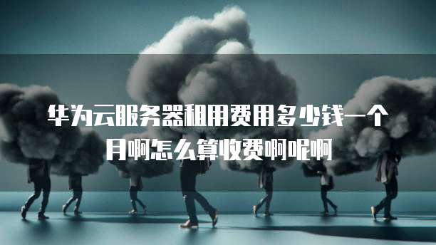 华为云服务器租用费用多少钱一个月啊怎么算收费啊呢啊