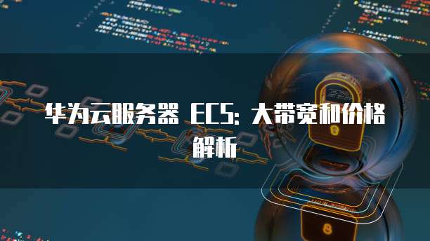 华为云服务器 ECS: 大带宽和价格解析
