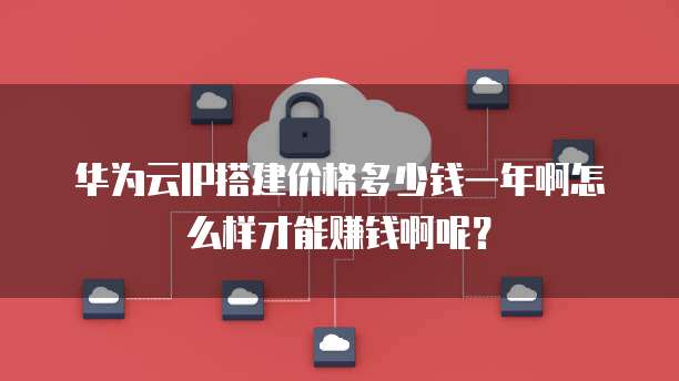 华为云IP搭建价格多少钱一年啊怎么样才能赚钱啊呢?