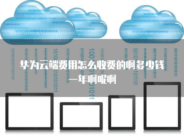 华为云端费用怎么收费的啊多少钱一年啊呢啊