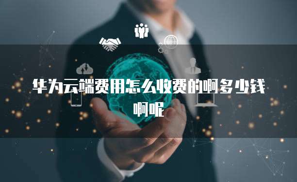 华为云端费用怎么收费的啊多少钱啊呢