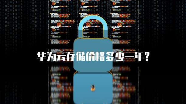 华为云存储价格多少一年？