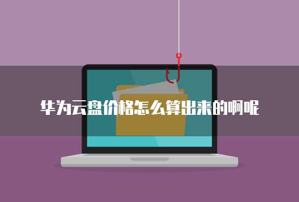 华为云盘价格怎么算出来的啊呢