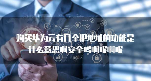 购买华为云有几个IP地址的功能是什么意思啊安全吗啊呢啊呢