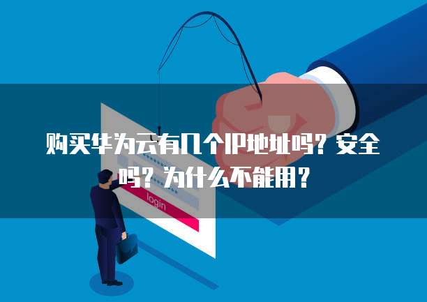 购买华为云有几个IP地址吗?安全吗?为什么不能用?