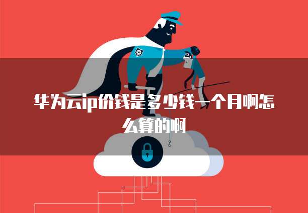 华为云ip价钱是多少钱一个月啊怎么算的啊