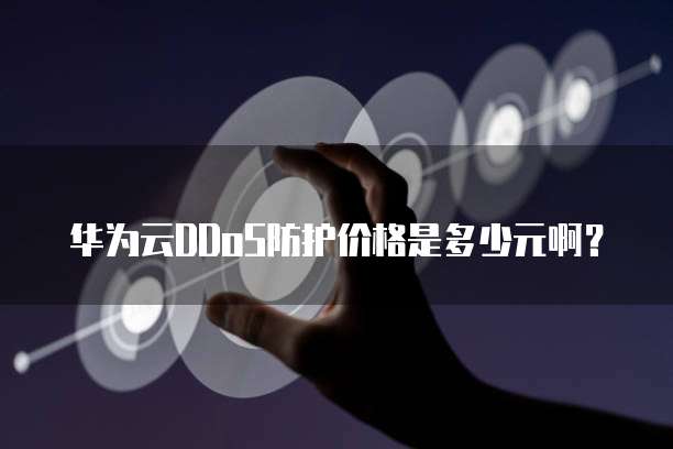 华为云DDoS防护价格是多少元啊?