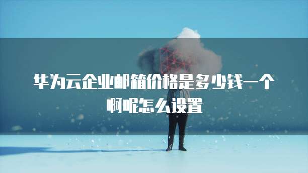 华为云企业邮箱价格是多少钱一个啊呢怎么设置