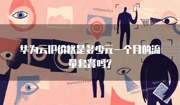 华为云IP价格是多少元一个月的流量套餐吗？