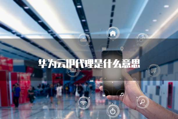 华为云IP代理是什么意思