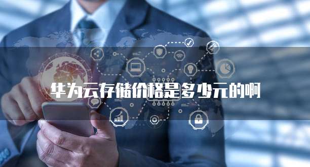 华为云存储价格是多少元的啊