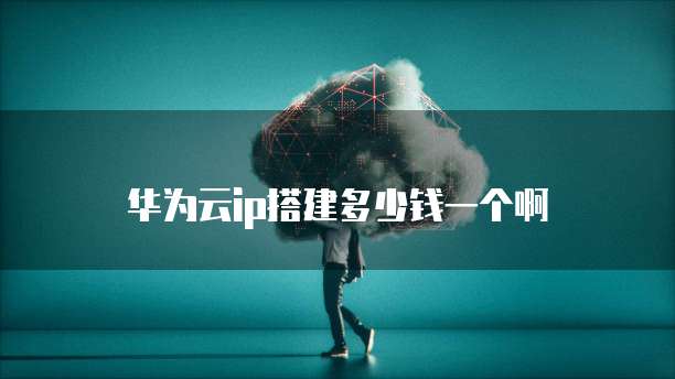 华为云ip搭建多少钱一个啊