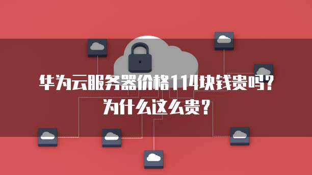 华为云服务器价格114块钱贵吗？为什么这么贵？