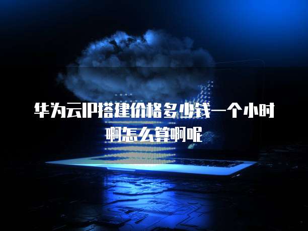 华为云IP搭建价格多少钱一个小时啊怎么算啊呢