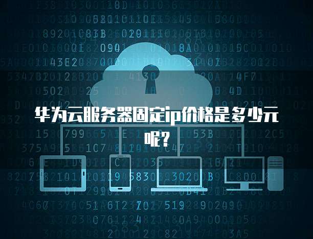 华为云服务器固定ip价格是多少元呢?