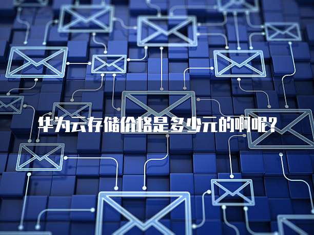 华为云存储价格是多少元的啊呢?