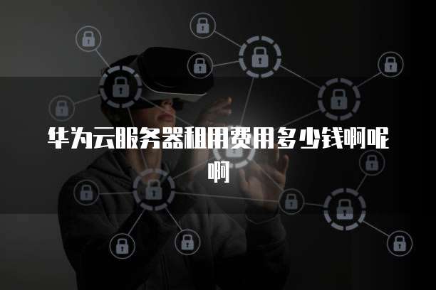 华为云服务器租用费用多少钱啊呢啊