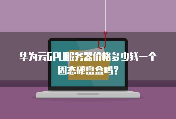 华为云GPU服务器价格多少钱一个固态硬盘盒吗?