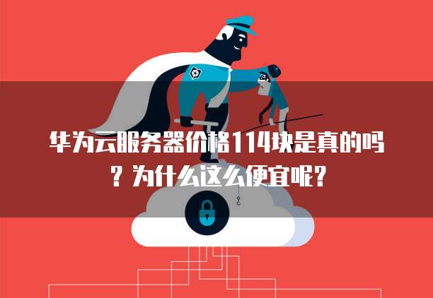 华为云服务器价格114块是真的吗?为什么这么便宜呢?