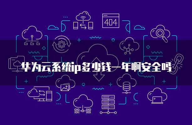 华为云系统ip多少钱一年啊安全吗