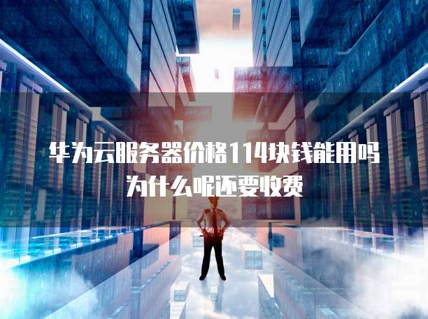 华为云服务器价格114块钱能用吗为什么呢还要收费