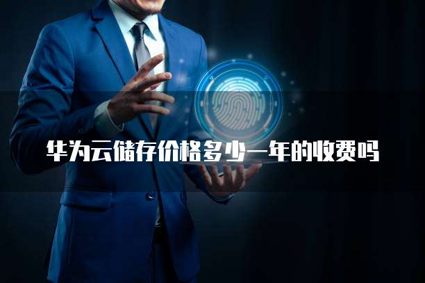 华为云储存价格多少一年的收费吗