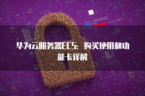 华为云服务器ECS:购买使用和功能卡详解