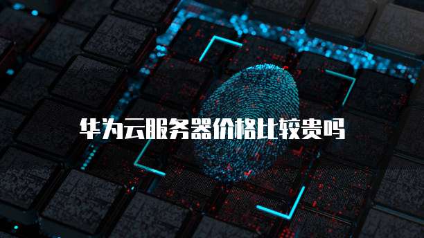 华为云服务器价格比较贵吗