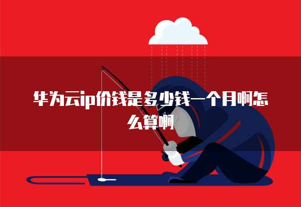 华为云ip价钱是多少钱一个月啊怎么算啊