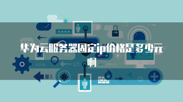 华为云服务器固定ip价格是多少元啊