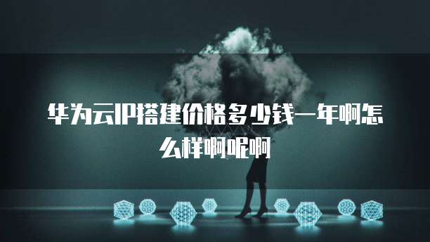 华为云IP搭建价格多少钱一年啊怎么样啊呢啊