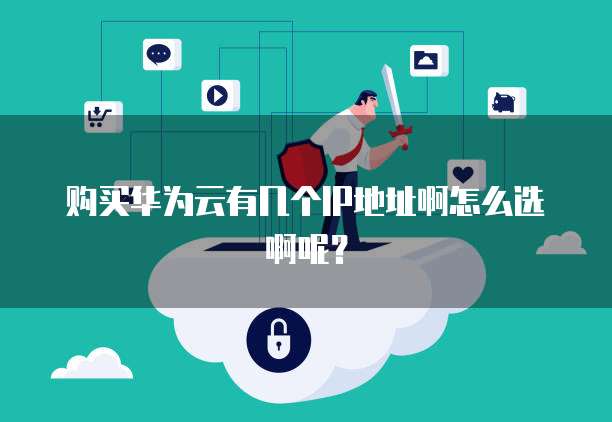 购买华为云有几个IP地址啊怎么选啊呢?