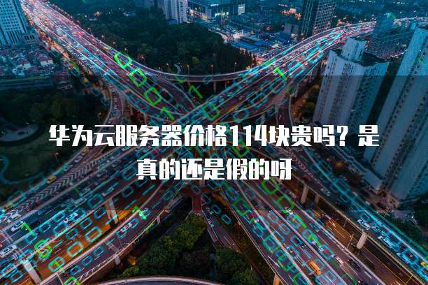 华为云服务器价格114块贵吗?是真的还是假的呀