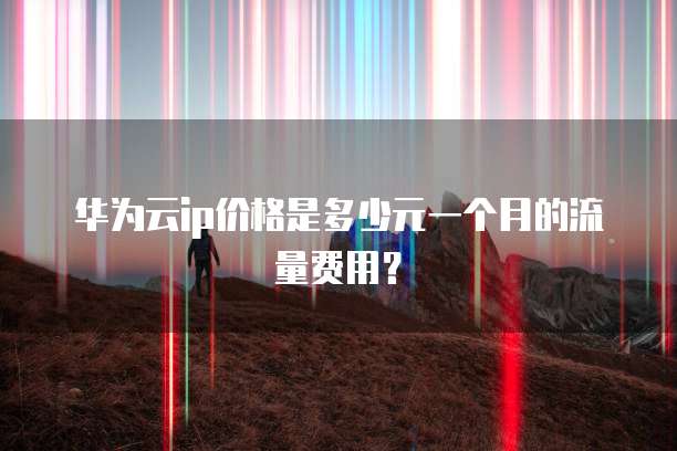 华为云ip价格是多少元一个月的流量费用?