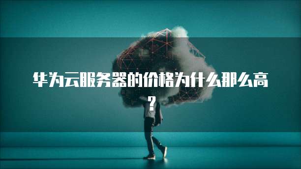 华为云服务器的价格为什么那么高?