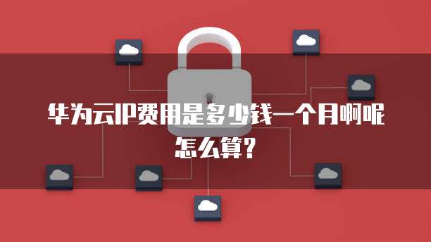 华为云IP费用是多少钱一个月啊呢怎么算?