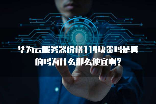 华为云服务器价格114块贵吗是真的吗为什么那么便宜啊?