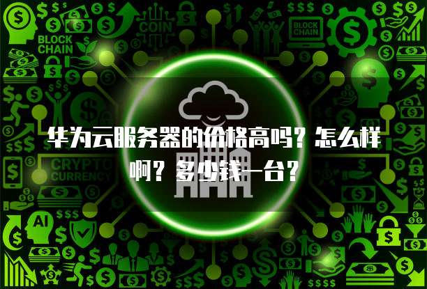 华为云服务器的价格高吗?怎么样啊?多少钱一台?