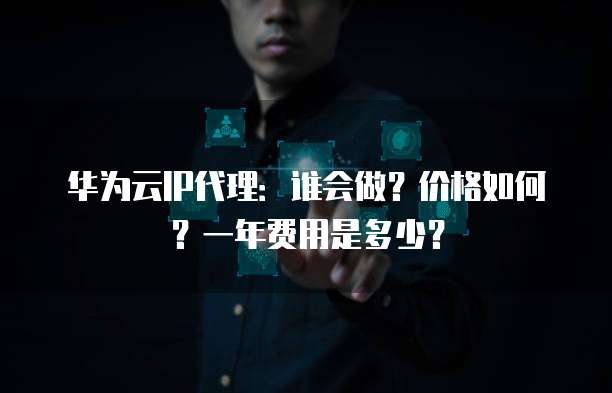 华为云IP代理：谁会做？价格如何？一年费用是多少？