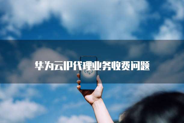 华为云IP代理业务收费问题