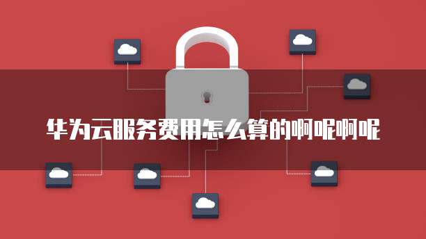 华为云服务费用怎么算的啊呢啊呢