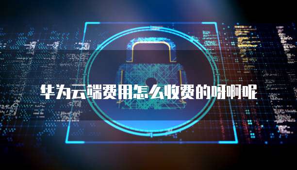 华为云端费用怎么收费的呀啊呢